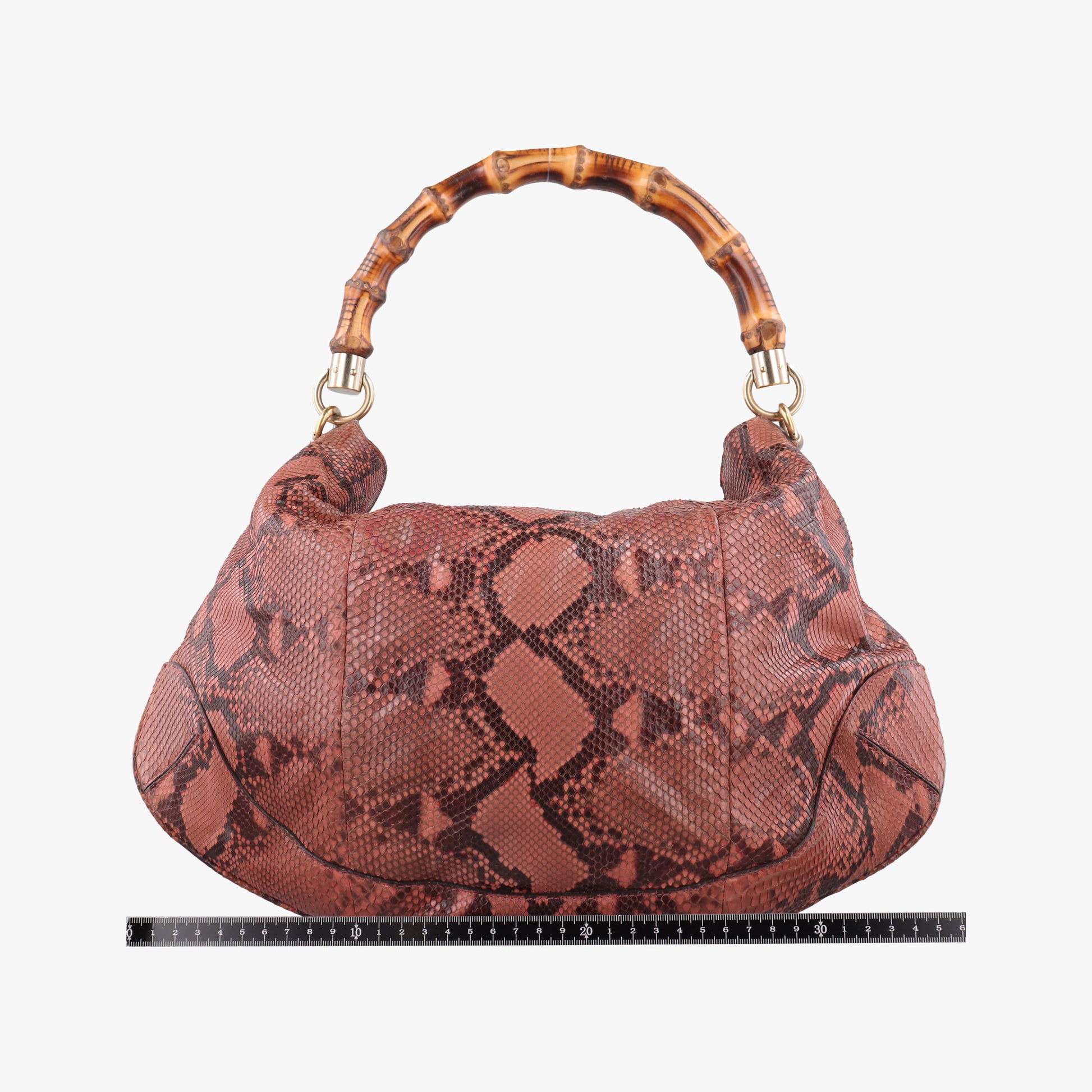 Bamboo Pink snakeskin 169961 I0138586バンブー ピンク ヘビ革 169961 I0138586