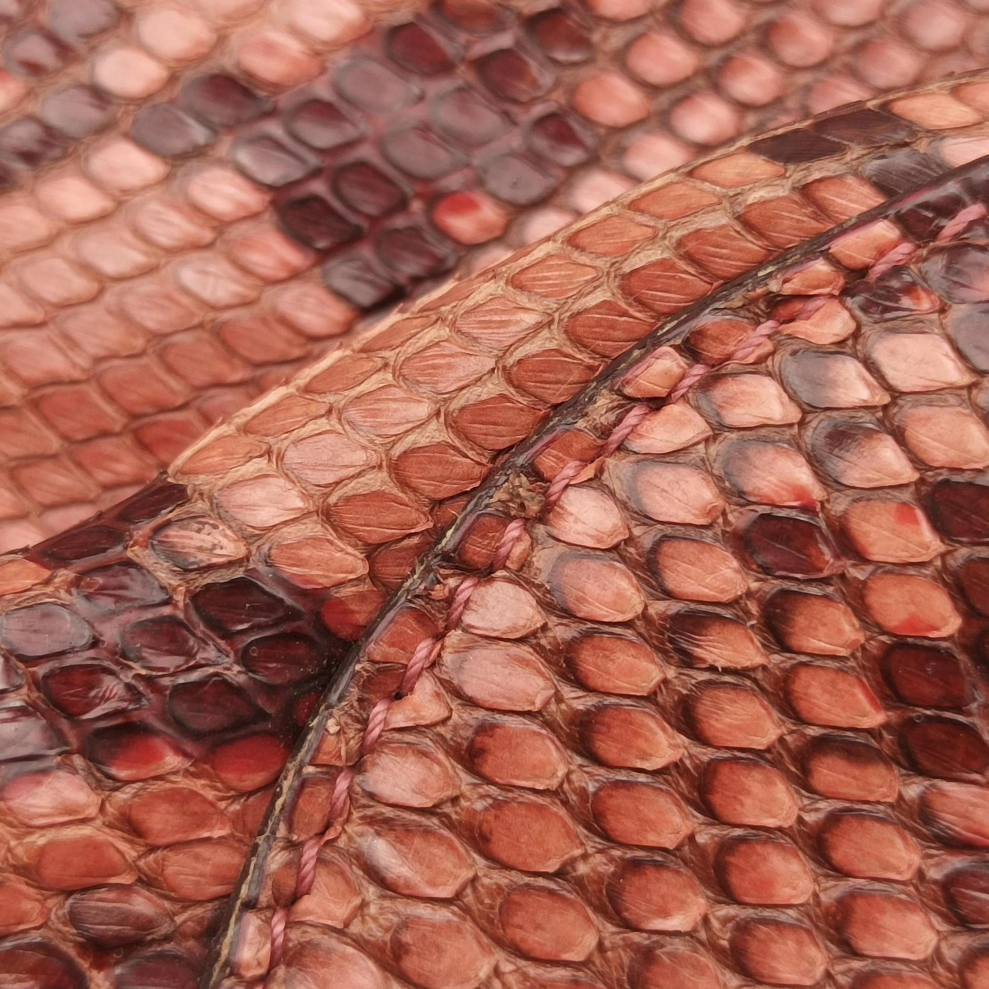 Bamboo Pink snakeskin 169961 I0138586バンブー ピンク ヘビ革 169961 I0138586