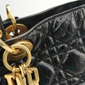 Lady Dior Black lambskin 01-BO-0147レディディオール ブラック ラムスキン 01-BO-0147