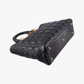 Lady Dior Black lambskin 01-BO-0147レディディオール ブラック ラムスキン 01-BO-0147