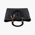 Lady Dior Black lambskin 01-BO-0147レディディオール ブラック ラムスキン 01-BO-0147