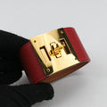Kelly Style Lock Red×golden Leather × GP N□Q 40ケリー スタイル ロック レッド×ゴールド レザー×GP N□Q 40