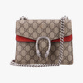 Dionysus beige×red PVC coated canvas × suede 421970 D027262466ディオニュソス ベージュ×レッド PVCコーティングキャンバス × スエード 421970 D027262466