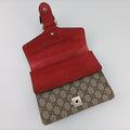 Dionysus beige×red PVC coated canvas × suede 421970 D027262466ディオニュソス ベージュ×レッド PVCコーティングキャンバス × スエード 421970 D027262466