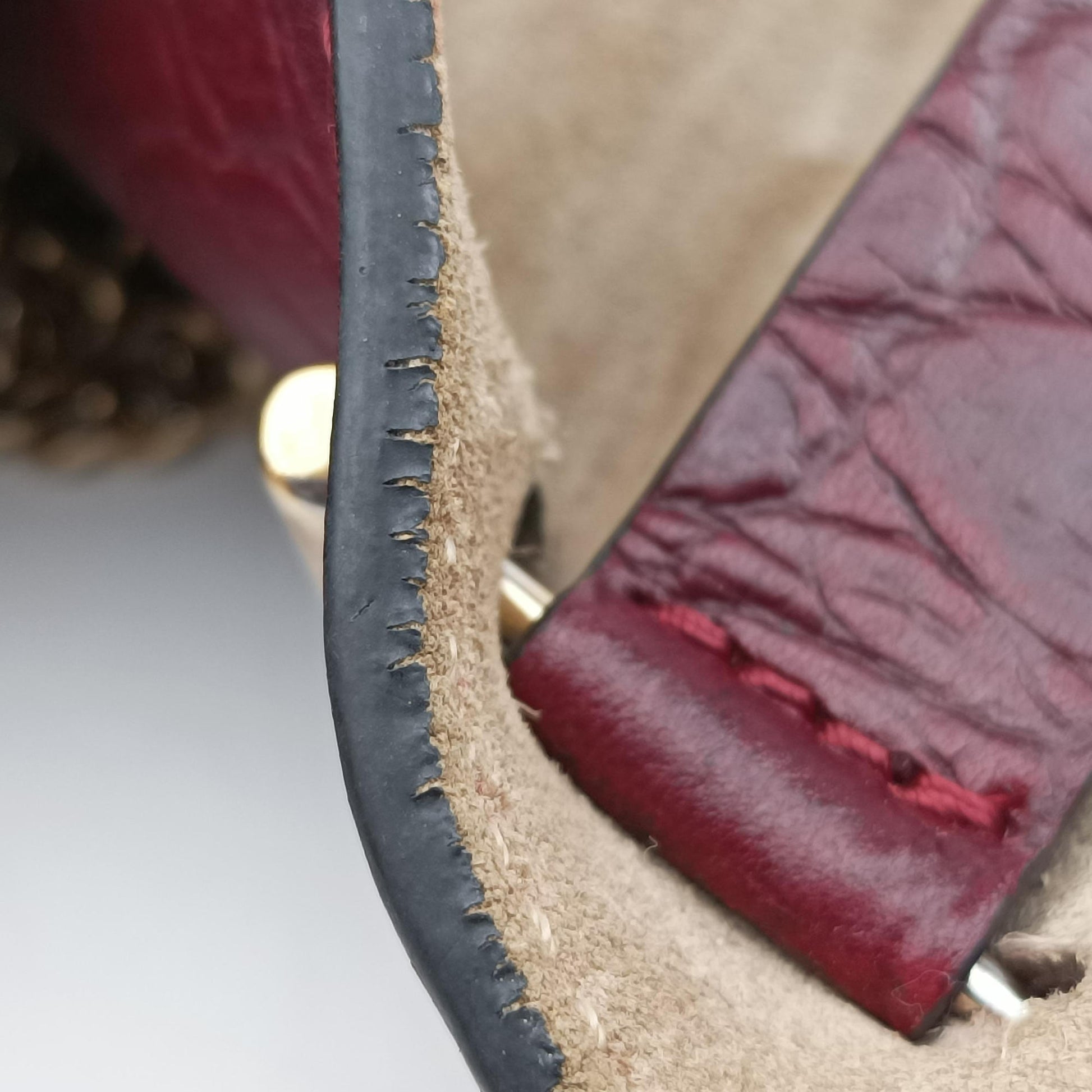 DREW Burgundy Leather x Suede 01 16 70 65 6ドリュー ワインレッド レザー x スエード 01 16 70 65 6