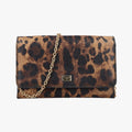 Dauphine Leopard Brown Coated Canvas レオパード ヒョウ柄 ブラウン コーティングキャンバス 