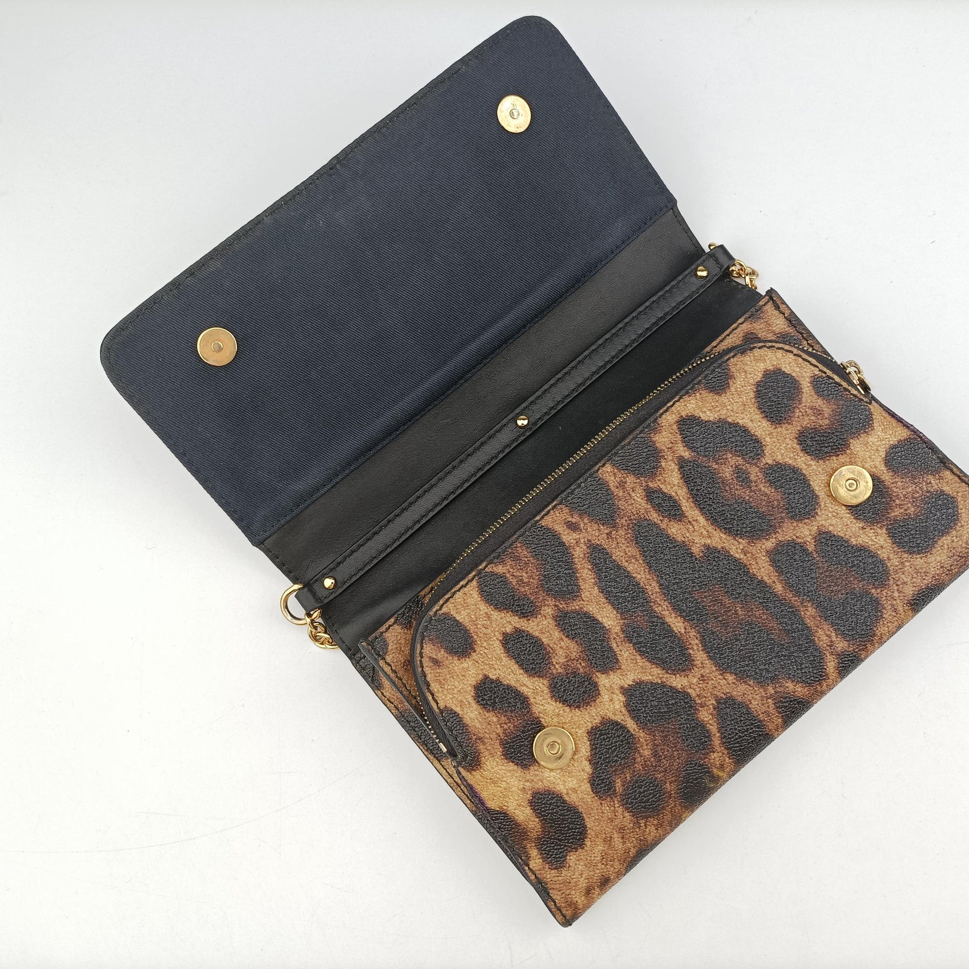 Dauphine Leopard Brown Coated Canvas レオパード ヒョウ柄 ブラウン コーティングキャンバス 