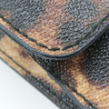 Dauphine Leopard Brown Coated Canvas レオパード ヒョウ柄 ブラウン コーティングキャンバス 