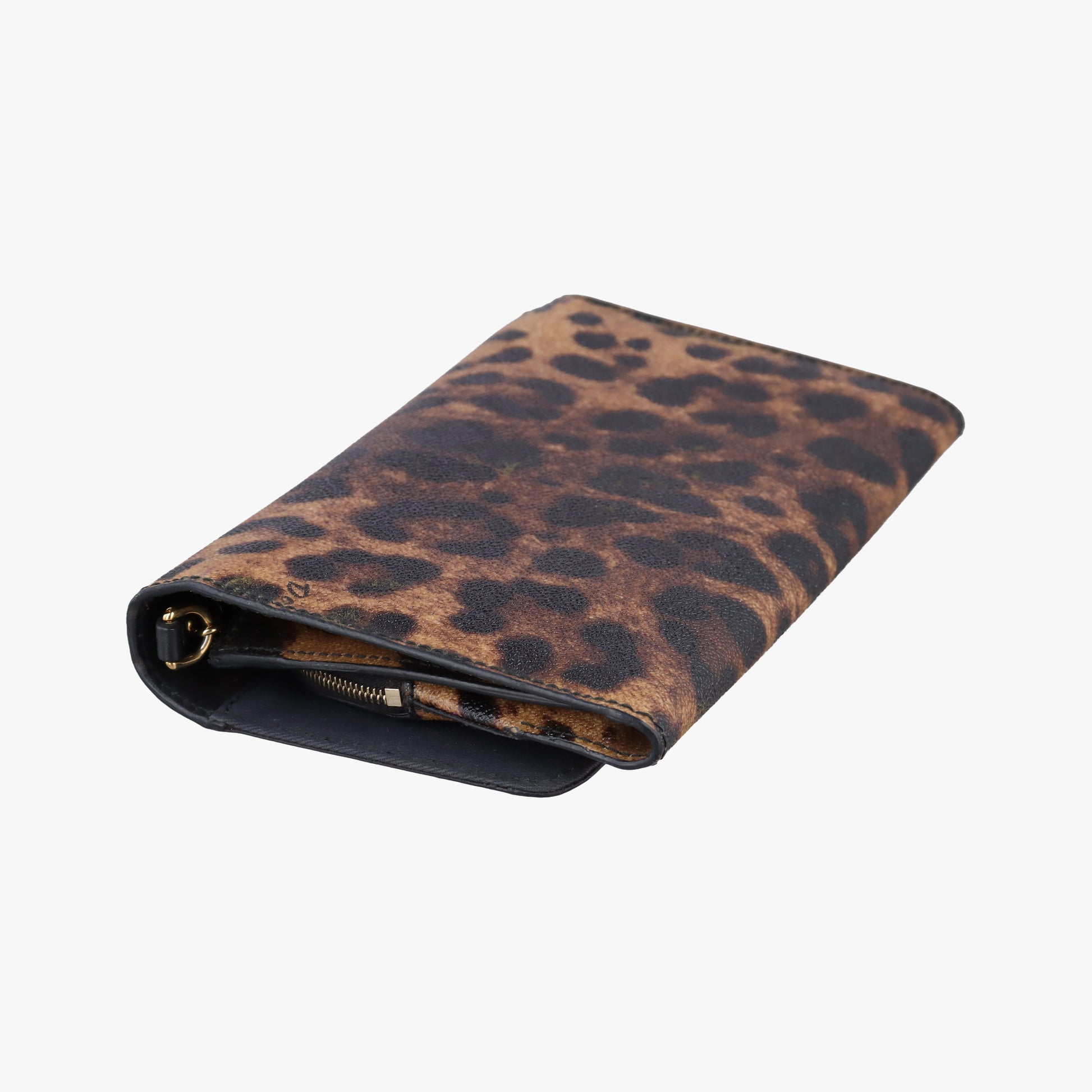 Dauphine Leopard Brown Coated Canvas レオパード ヒョウ柄 ブラウン コーティングキャンバス 