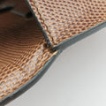 Rosalia Brown × Red Lizard-Embossed Leather × Patent 50ロザリア ブラウン × レッド リザード型押しレザー × パテント 50
