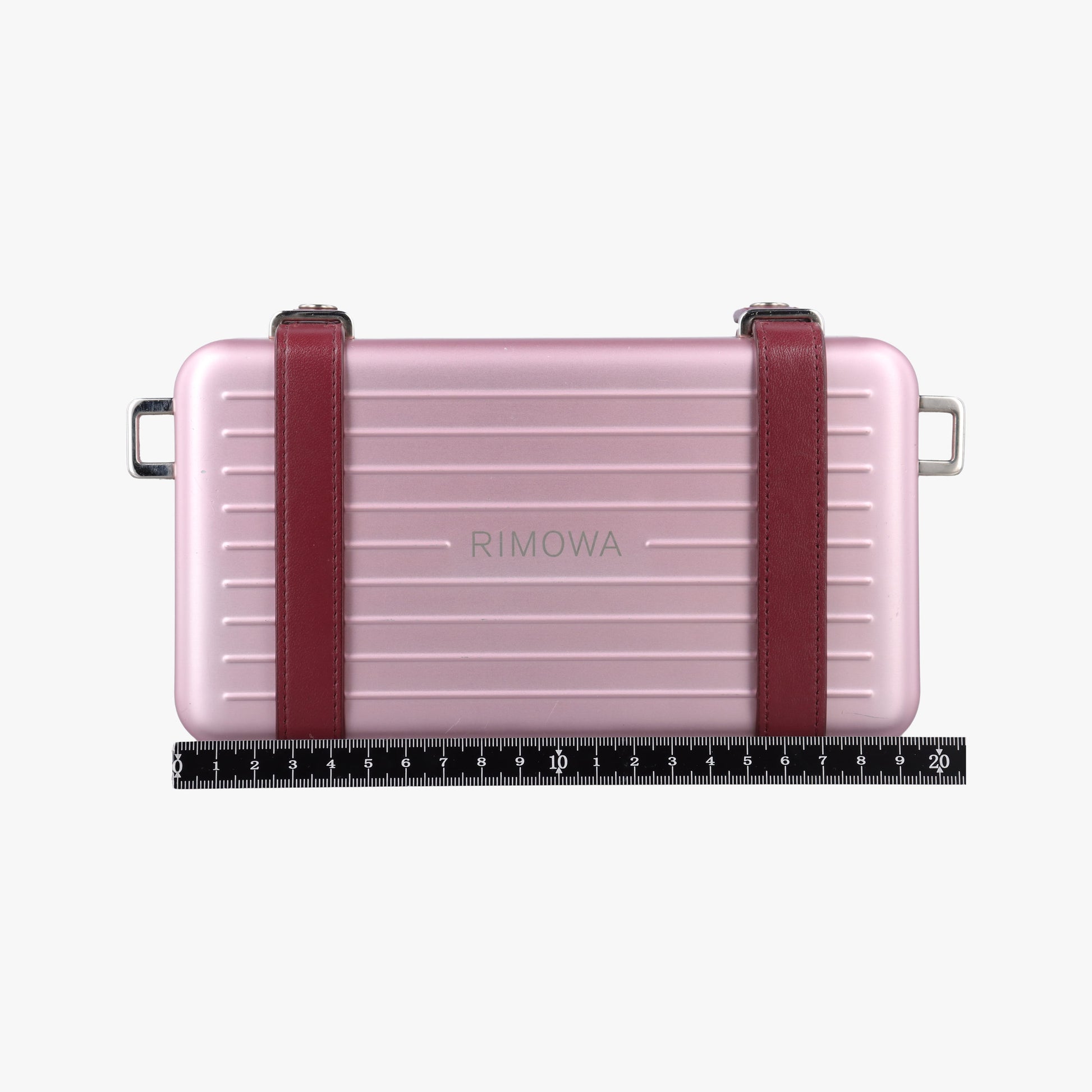Rimowa Collaboration Pink×red Aluminum×Leather 25-BO-1129リモワコラボ ピンク×レッド アルミニウム×レザー 25-BO-1129