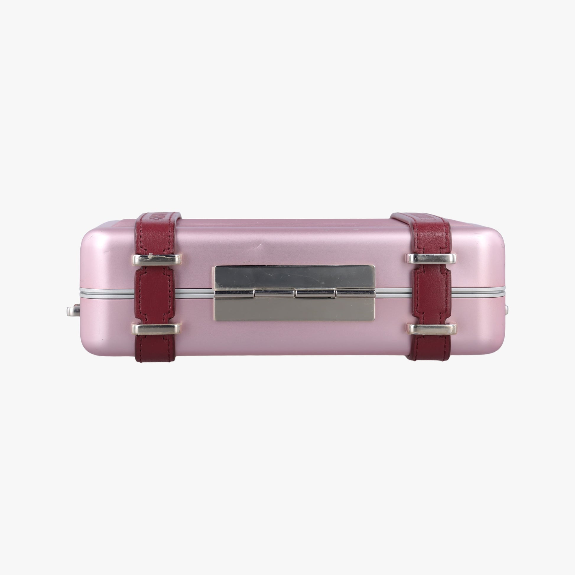 Rimowa Collaboration Pink×red Aluminum×Leather 25-BO-1129リモワコラボ ピンク×レッド アルミニウム×レザー 25-BO-1129