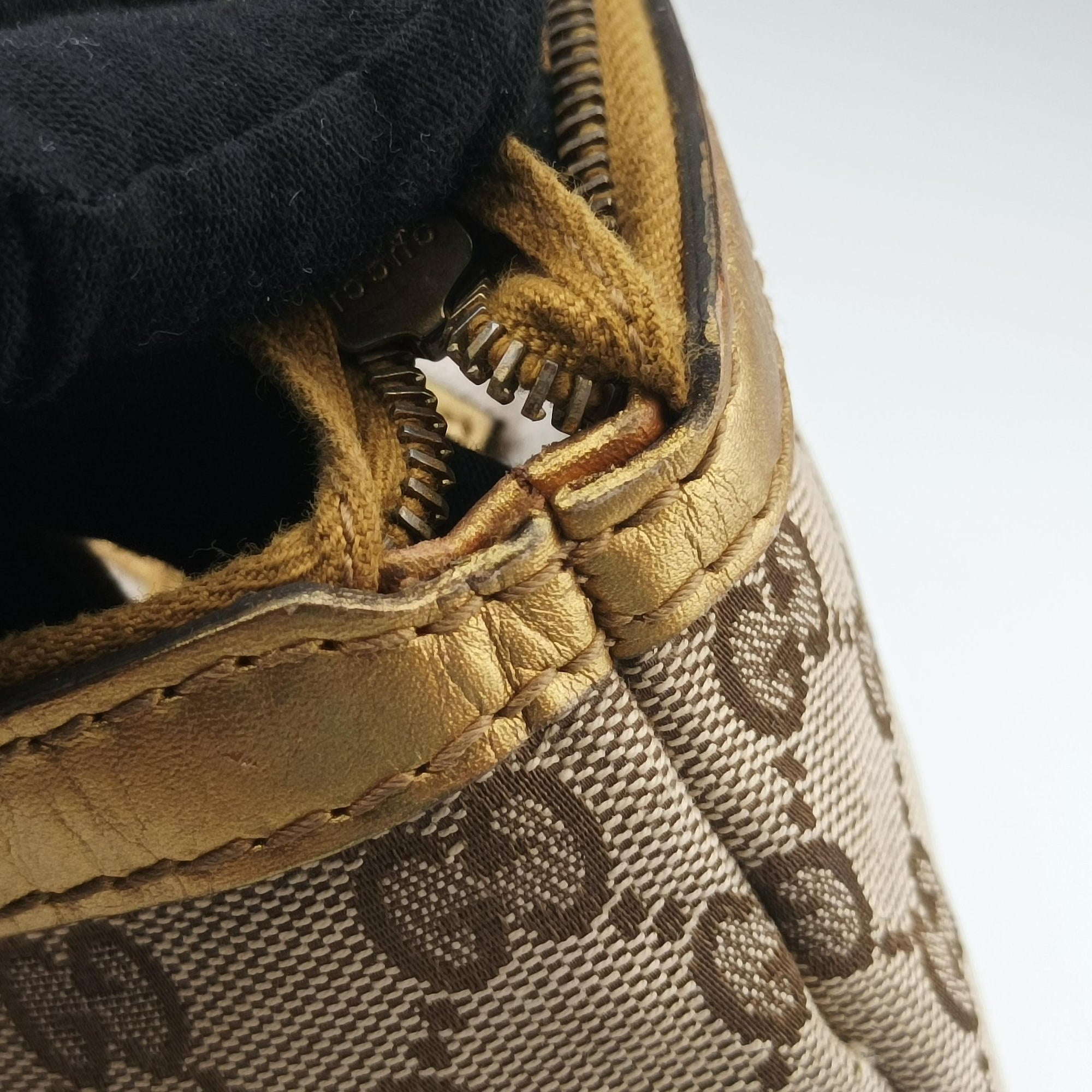 Lovely Gold × Beige × Brown GG canvas×leather 257069 F9246895ラブリー ゴールド × ベージュ × ブラウン GG キャンバス×レザー 257069 F9246895