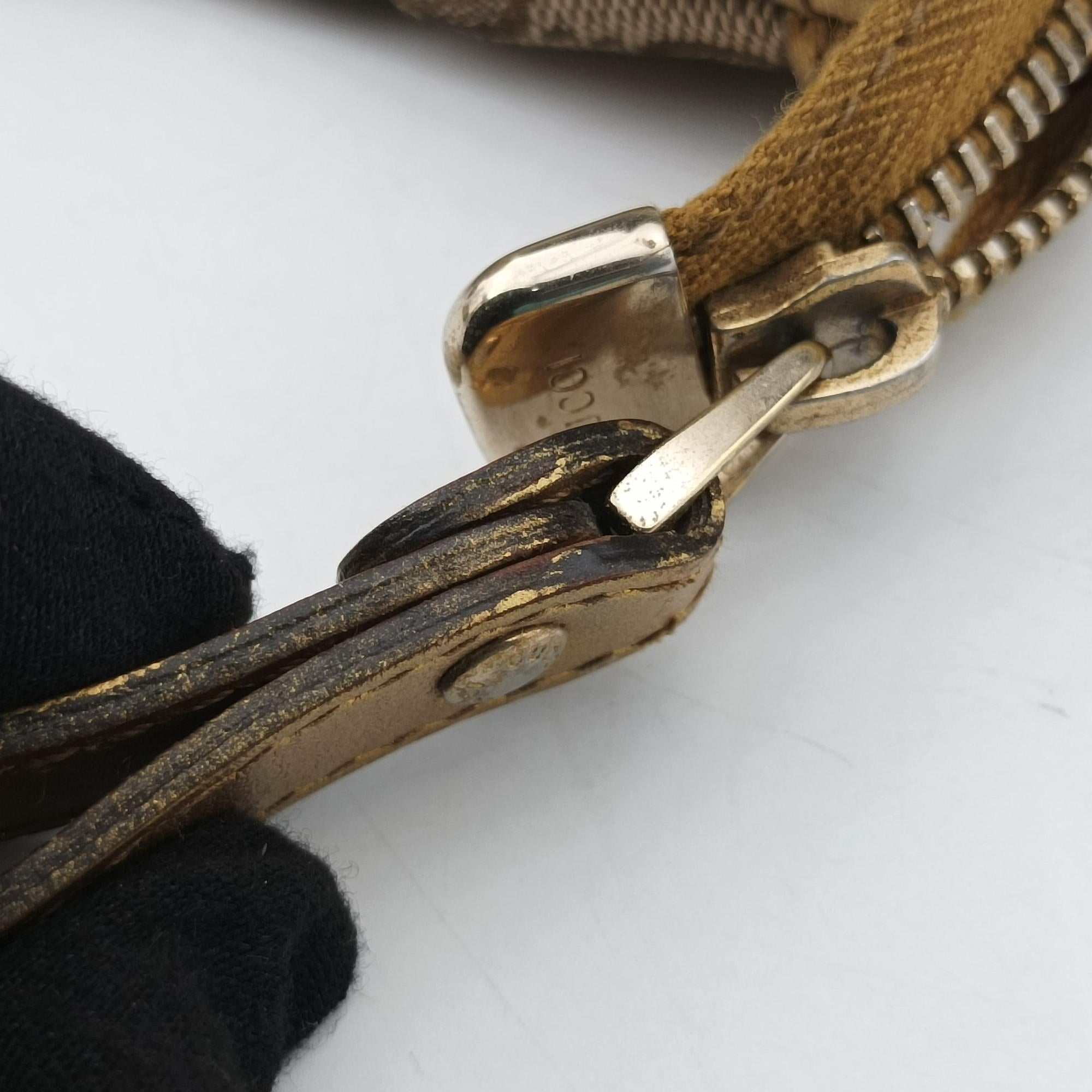 Lovely Gold × Beige × Brown GG canvas×leather 257069 F9246895ラブリー ゴールド × ベージュ × ブラウン GG キャンバス×レザー 257069 F9246895