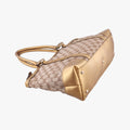 Lovely Gold × Beige × Brown GG canvas×leather 257069 F9246895ラブリー ゴールド × ベージュ × ブラウン GG キャンバス×レザー 257069 F9246895