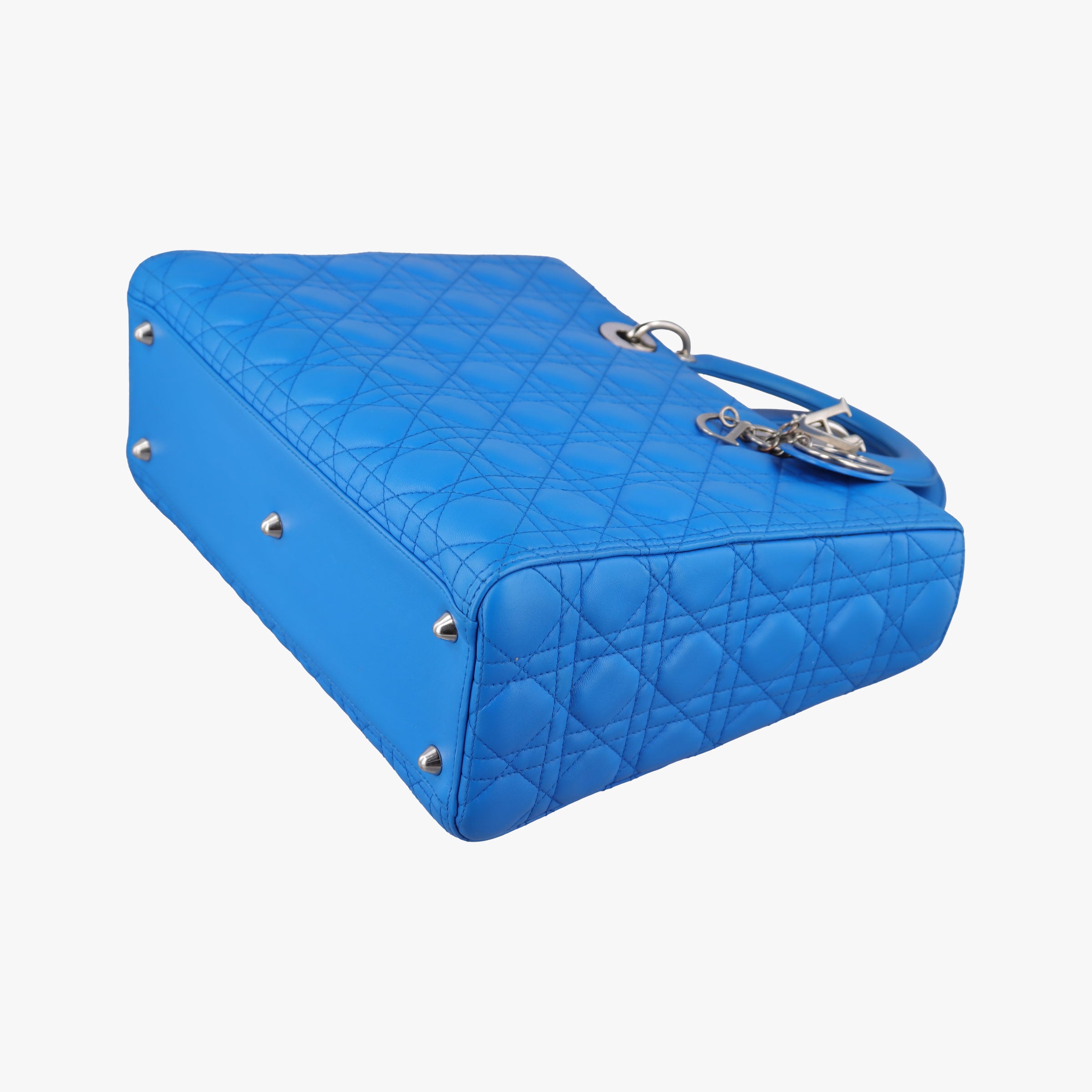 Lady Dior Blue lambskin 18-MA-0163レディディオール ブルー ラムスキン 18-MA-0163