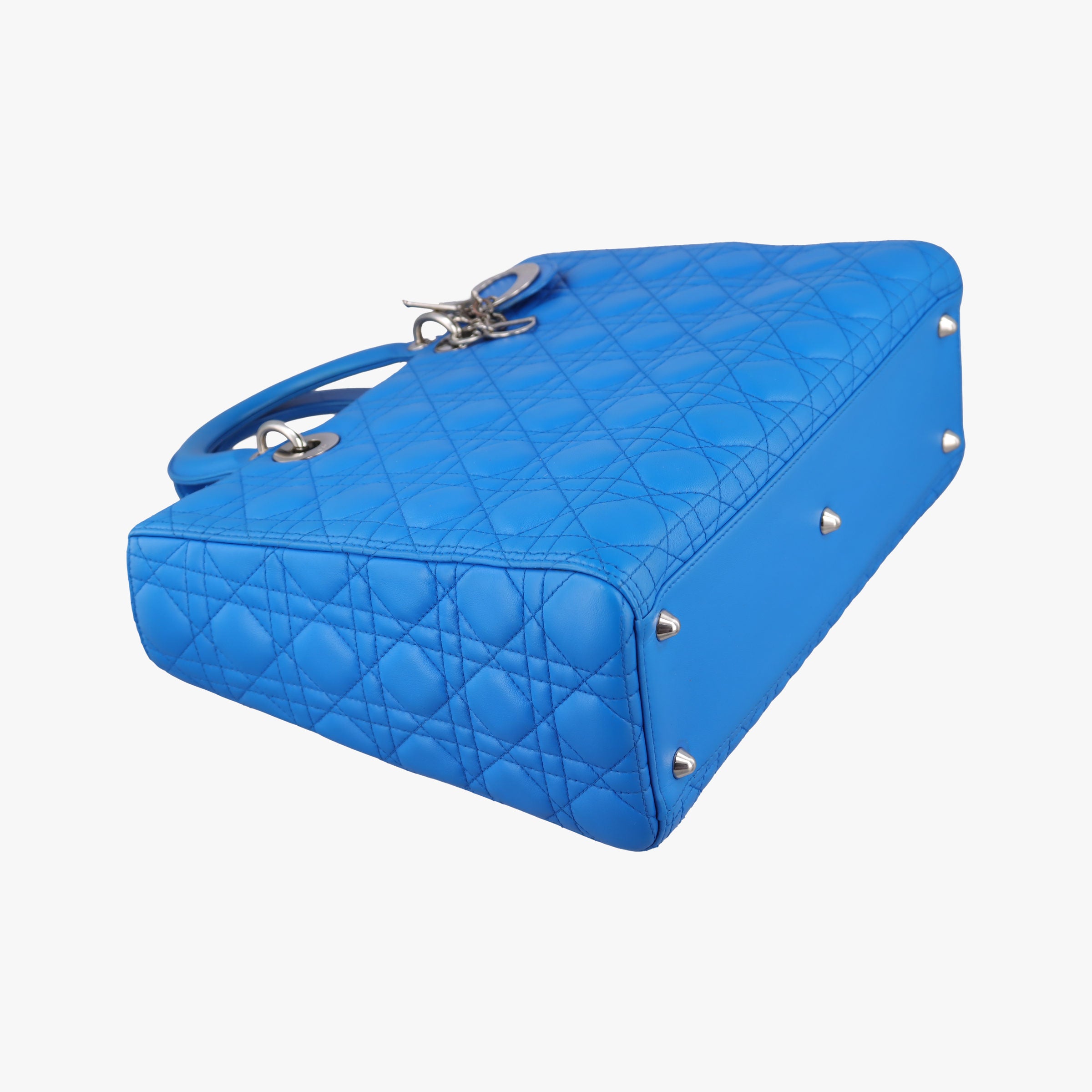 Lady Dior Blue lambskin 18-MA-0163レディディオール ブルー ラムスキン 18-MA-0163
