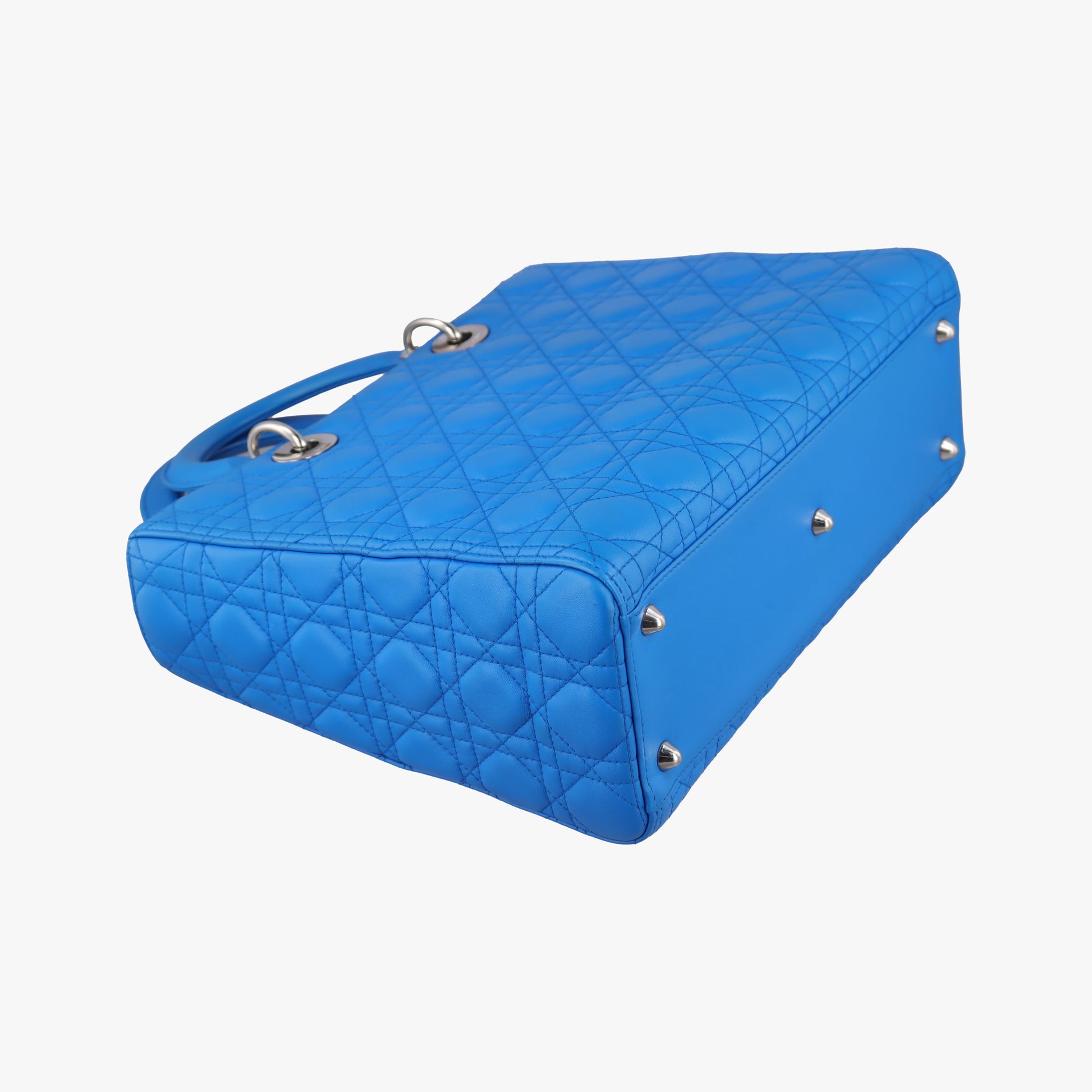 Lady Dior Blue lambskin 18-MA-0163レディディオール ブルー ラムスキン 18-MA-0163