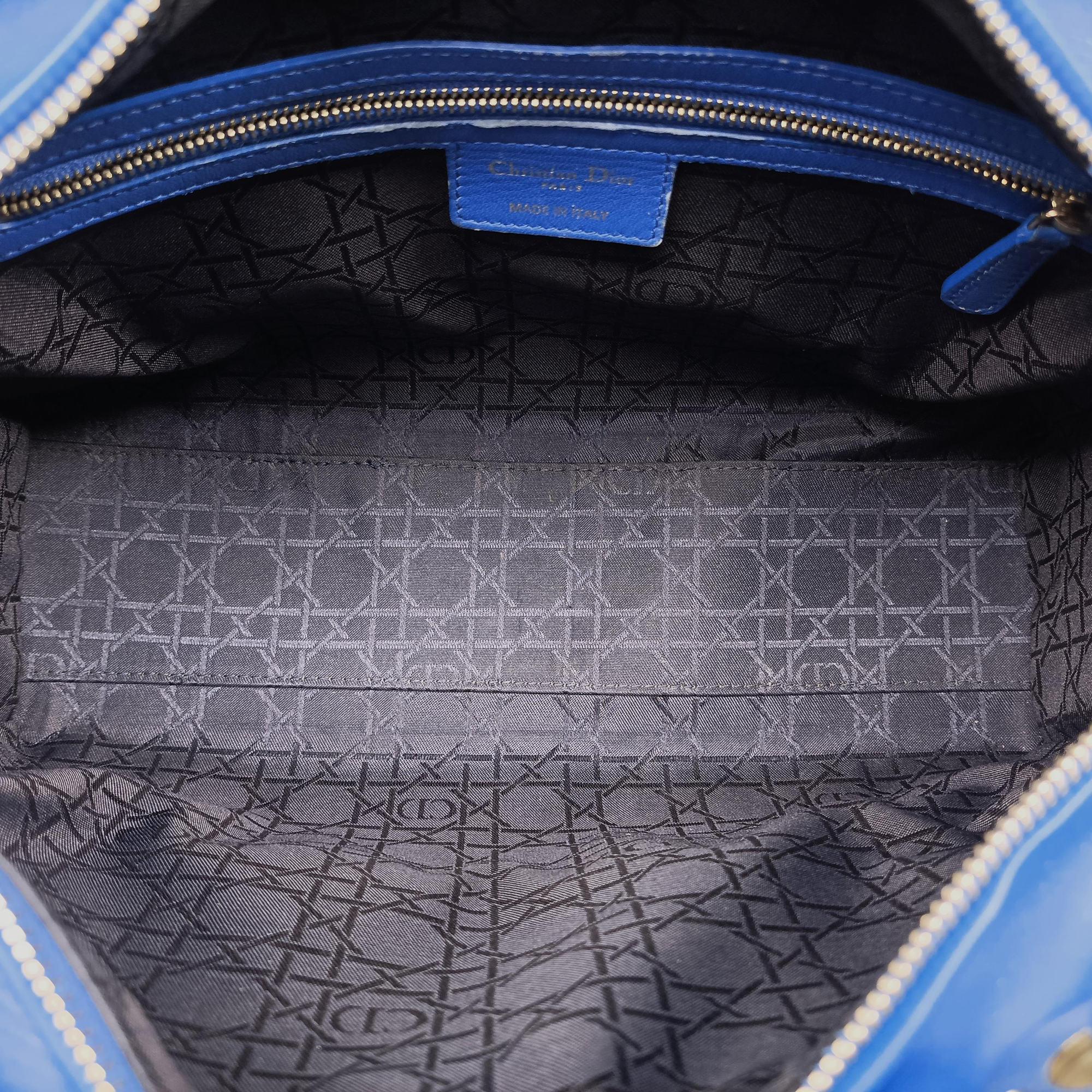 Lady Dior Blue lambskin 18-MA-0163レディディオール ブルー ラムスキン 18-MA-0163