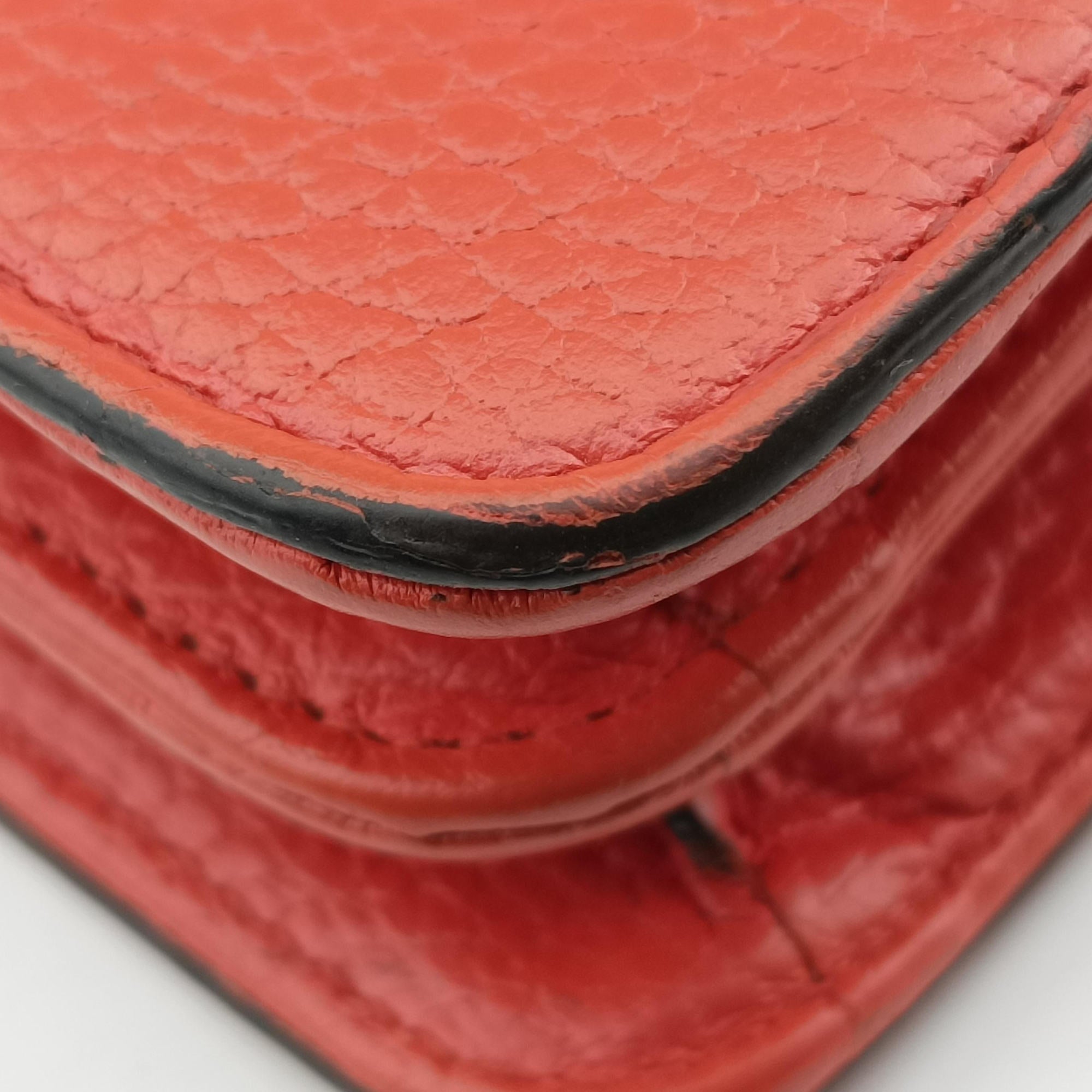 Interlocking G Orange Leather 510304 I025426316インターロッキングG オレンジ レザー 510304 I025426316