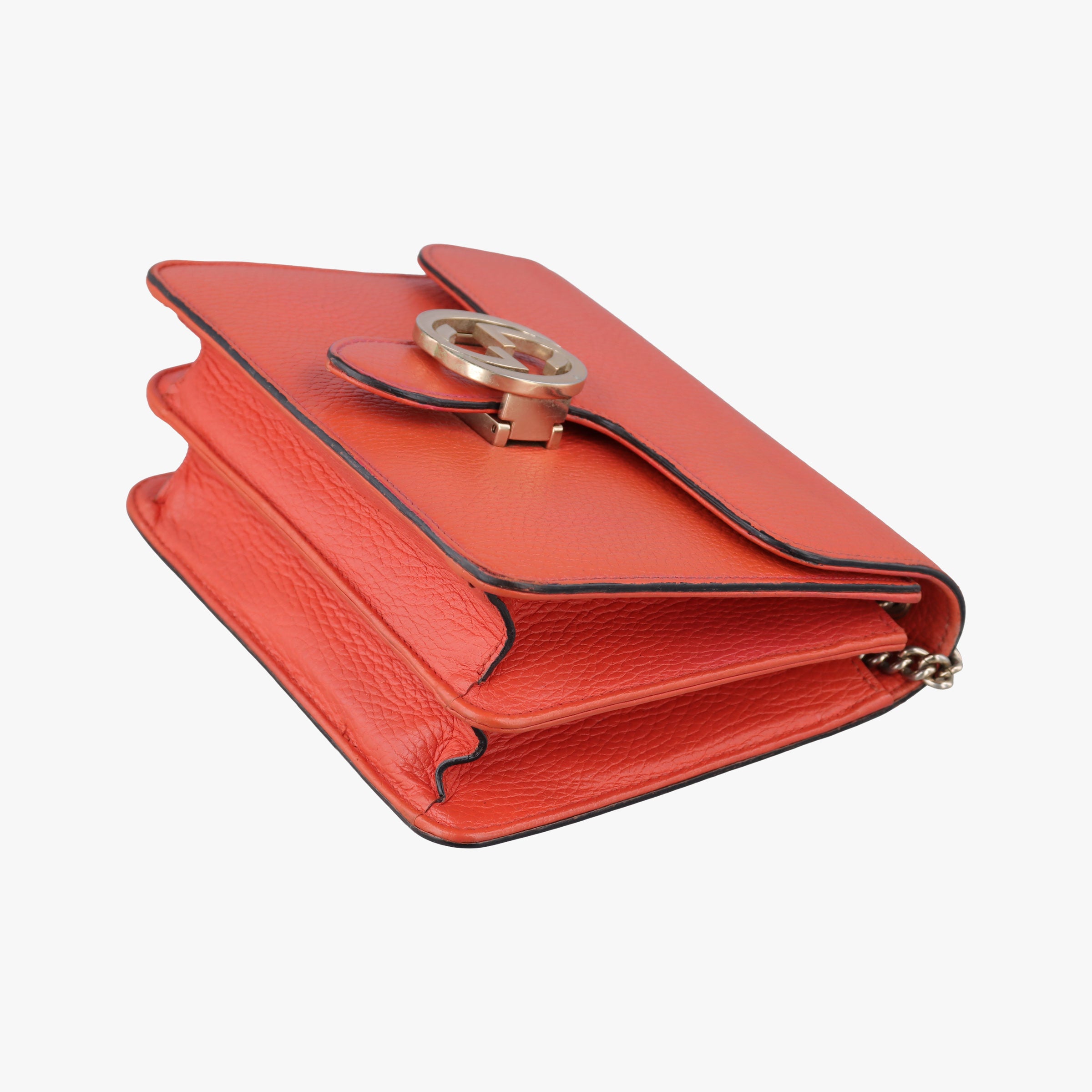 Interlocking G Orange Leather 510304 I025426316インターロッキングG オレンジ レザー 510304 I025426316