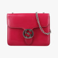 Interlocking G Red Patent Leather 387609 A018466107インターロッキングG レッド パテント 387609 A018466107