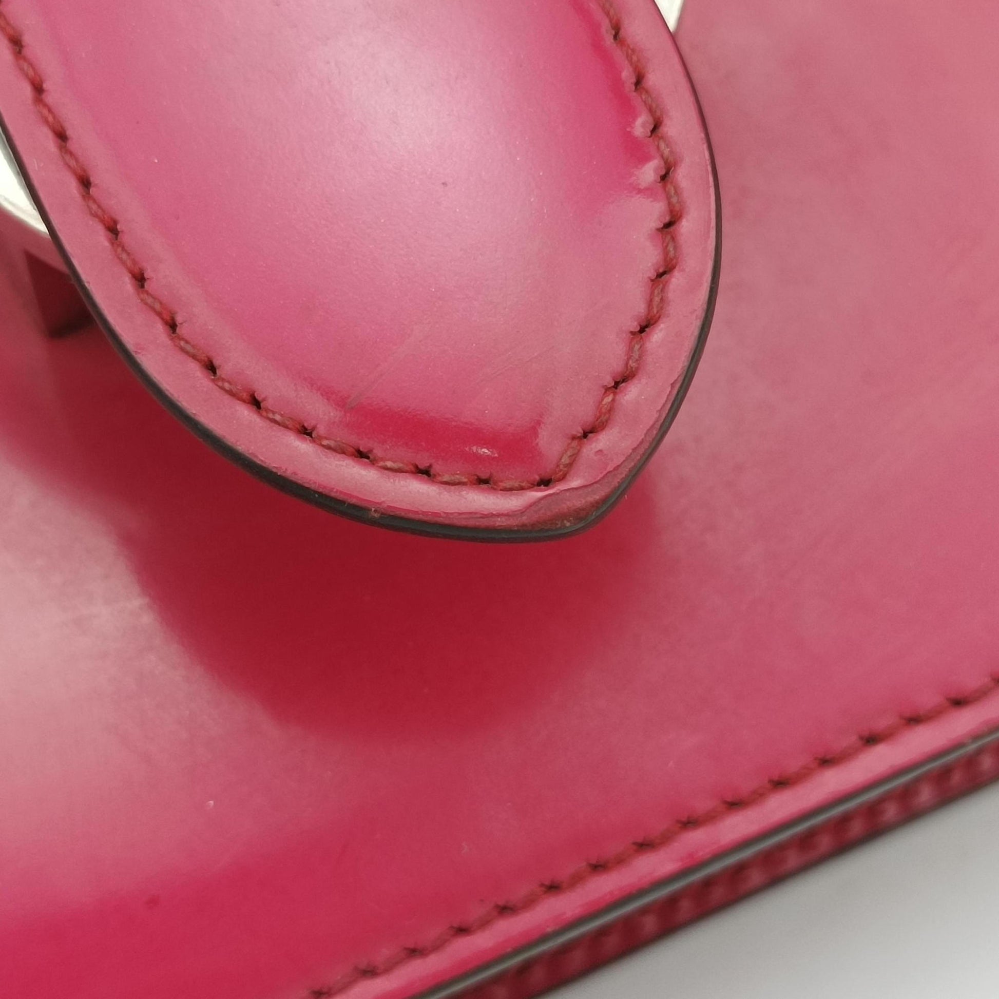Interlocking G Red Patent Leather 387609 A018466107インターロッキングG レッド パテント 387609 A018466107