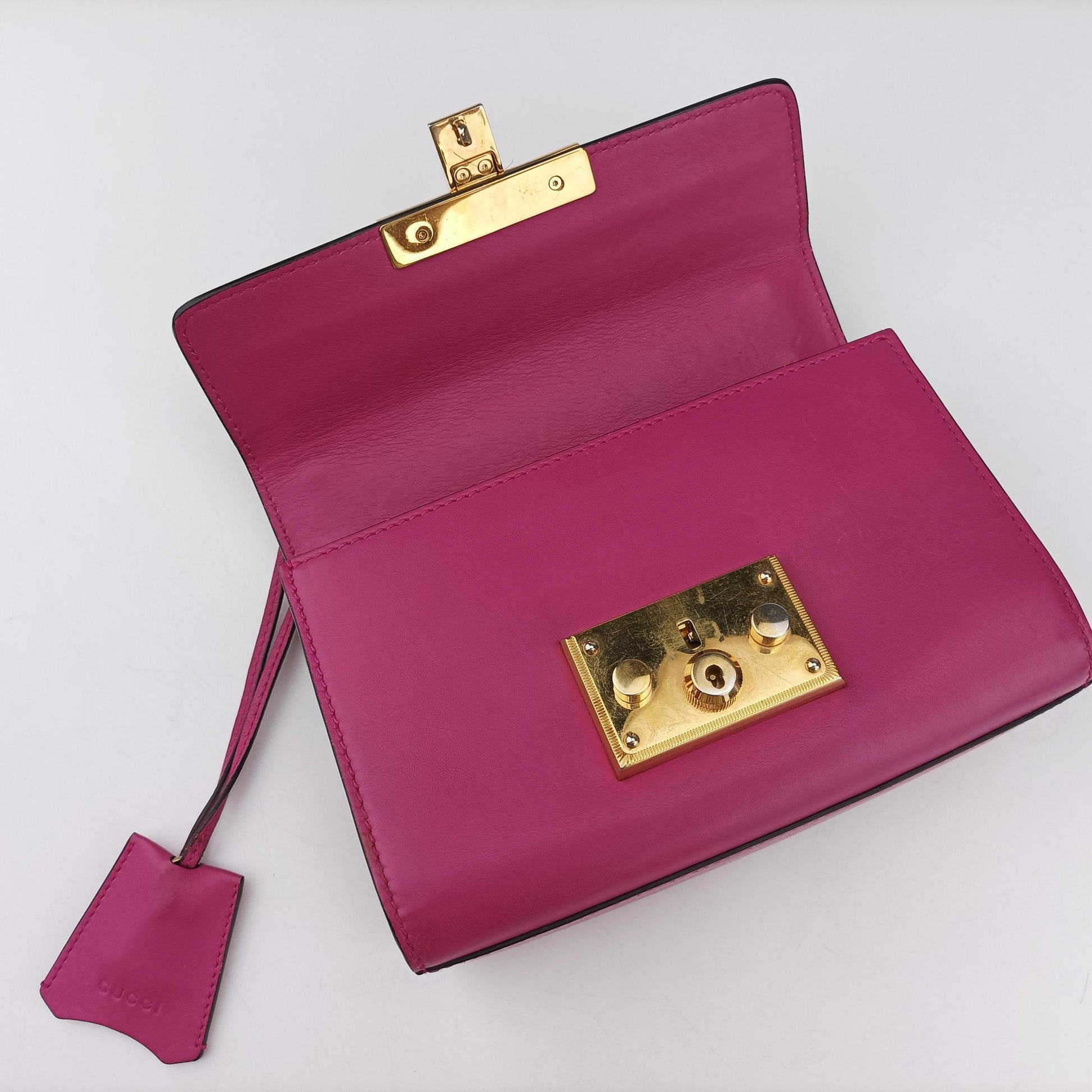 Padlock Rose Leather 409487 B019358951パドロック ローズ レッド レザー 409487 B019358951