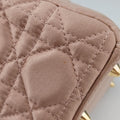 Lady Dior Pink Cannage Satin 29-MA-0129レディ ディオール ピンク カナージュ 絎縫 サテン 29-MA-0129