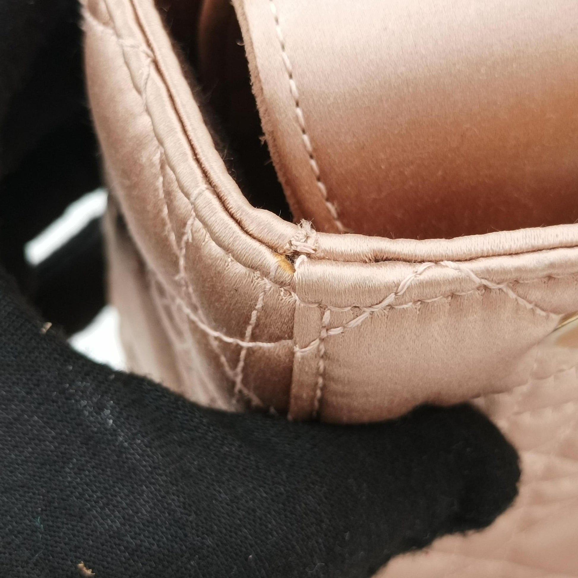 Lady Dior Pink Cannage Satin 29-MA-0129レディ ディオール ピンク カナージュ 絎縫 サテン 29-MA-0129