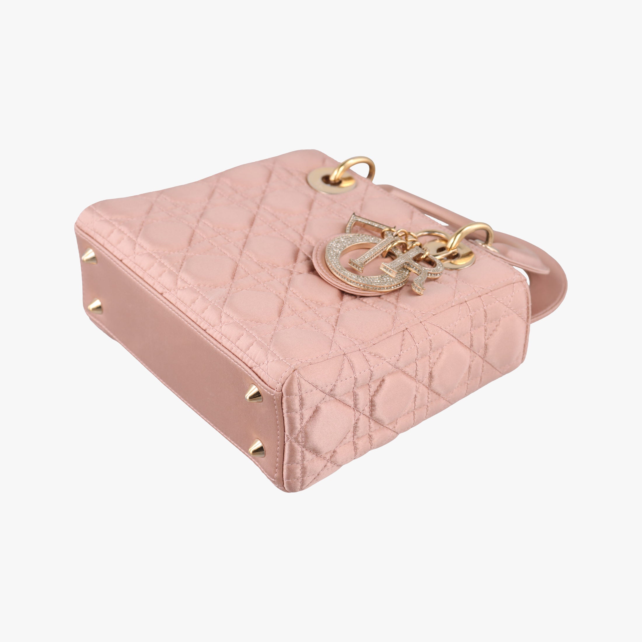Lady Dior Pink Cannage Satin 29-MA-0129レディ ディオール ピンク カナージュ 絎縫 サテン 29-MA-0129
