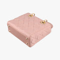 Lady Dior Pink Cannage Satin 29-MA-0129レディ ディオール ピンク カナージュ 絎縫 サテン 29-MA-0129