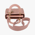 Lady Dior Pink Cannage Satin 29-MA-0129レディ ディオール ピンク カナージュ 絎縫 サテン 29-MA-0129