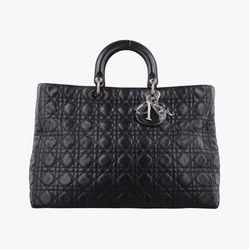 Lady Dior Black lambskin 26-MA-0170レディディオール ブラック ラムスキン 26-MA-0170