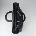 Lady Dior Black lambskin 26-MA-0170レディディオール ブラック ラムスキン 26-MA-0170