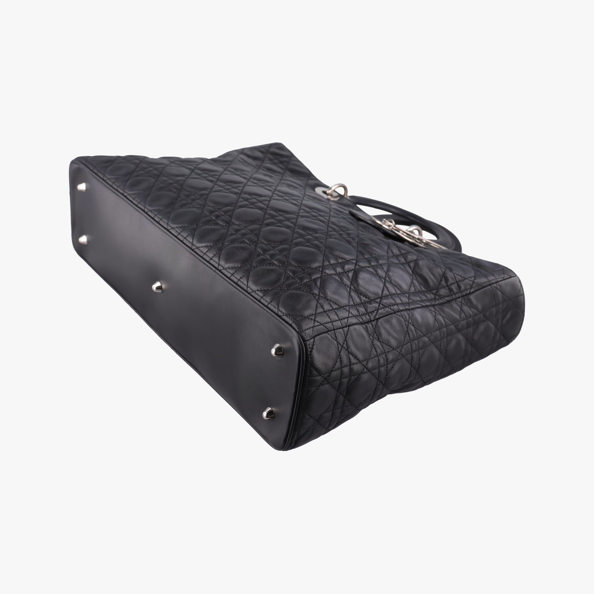 Lady Dior Black lambskin 26-MA-0170レディディオール ブラック ラムスキン 26-MA-0170