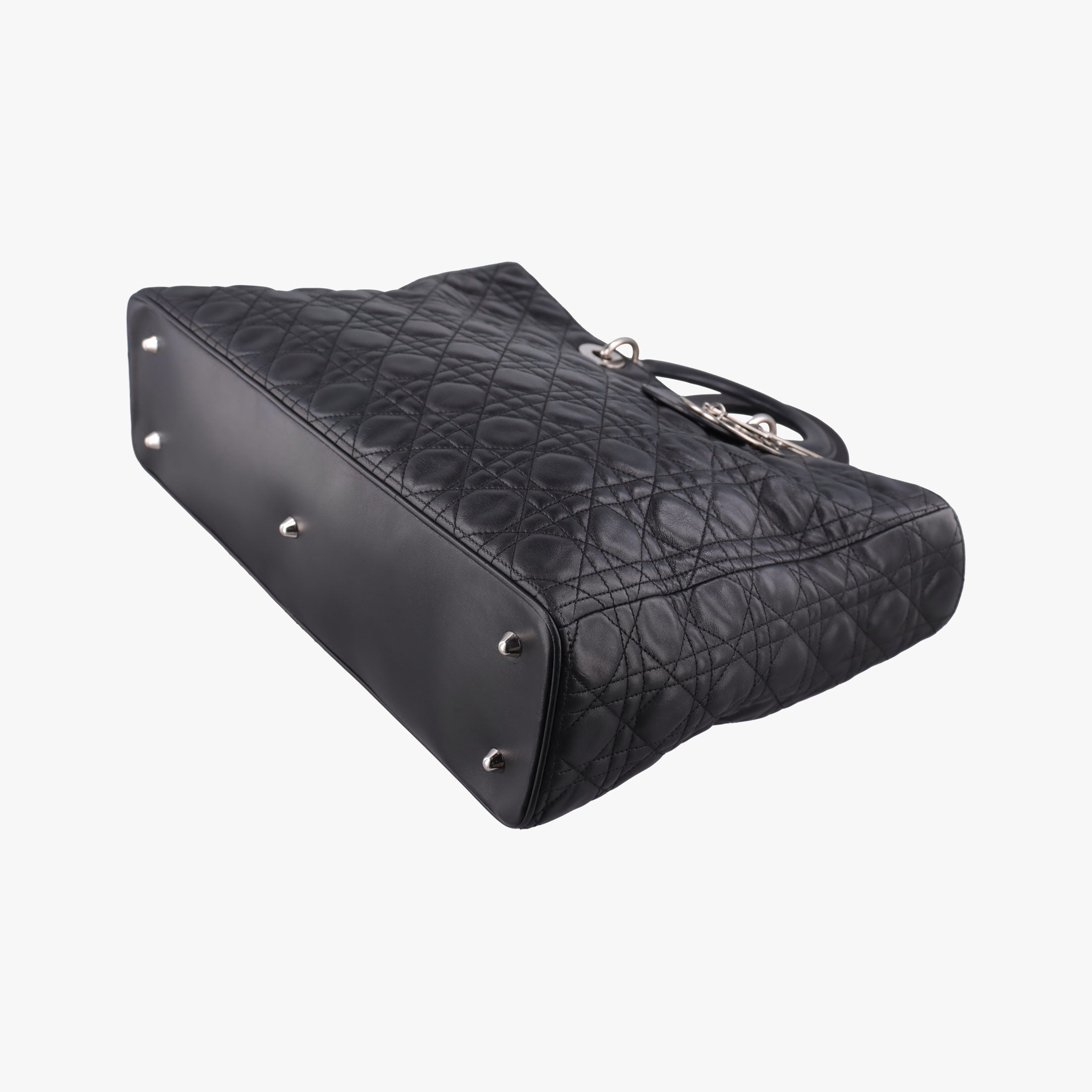 Lady Dior Black lambskin 26-MA-0170レディディオール ブラック ラムスキン 26-MA-0170