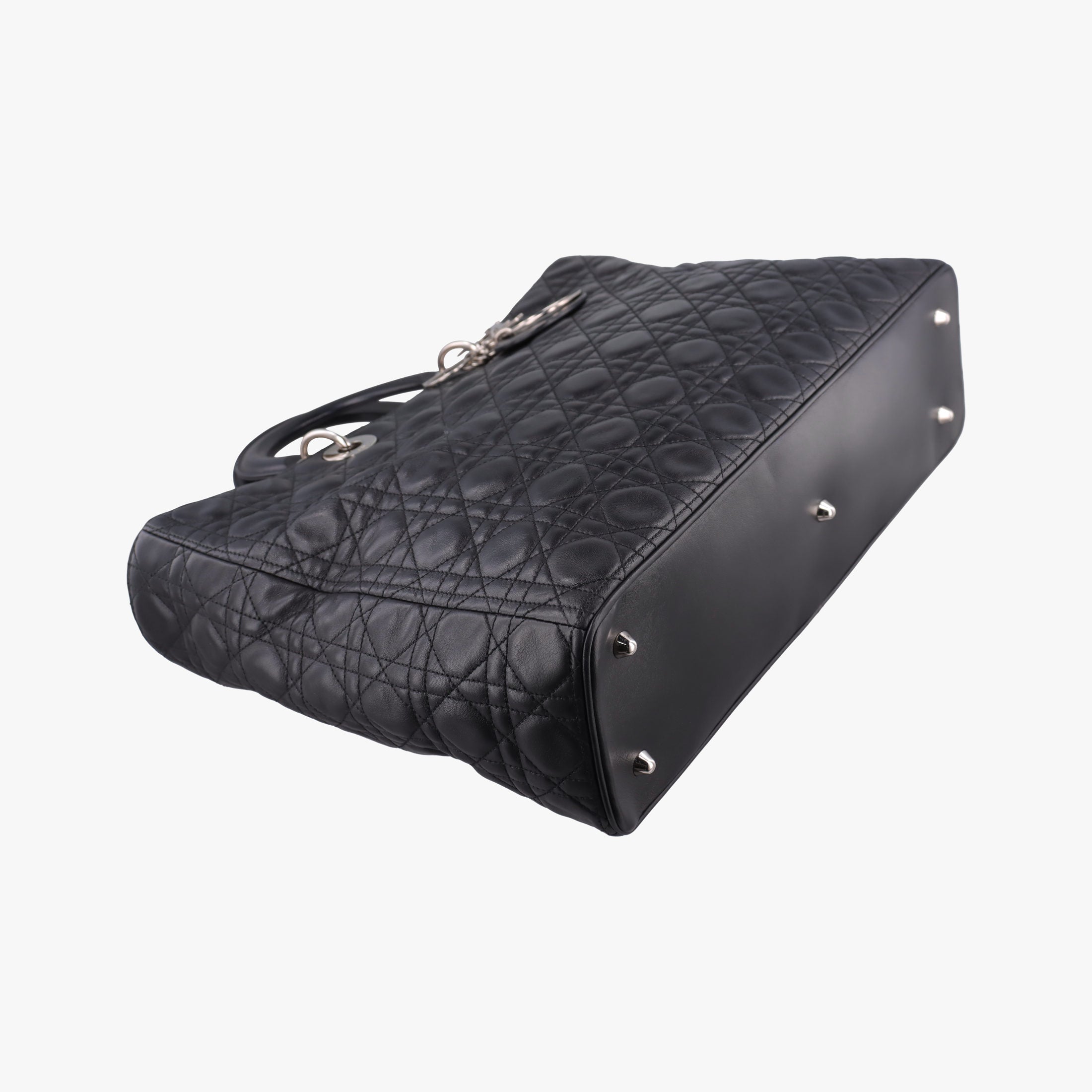 Lady Dior Black lambskin 26-MA-0170レディディオール ブラック ラムスキン 26-MA-0170