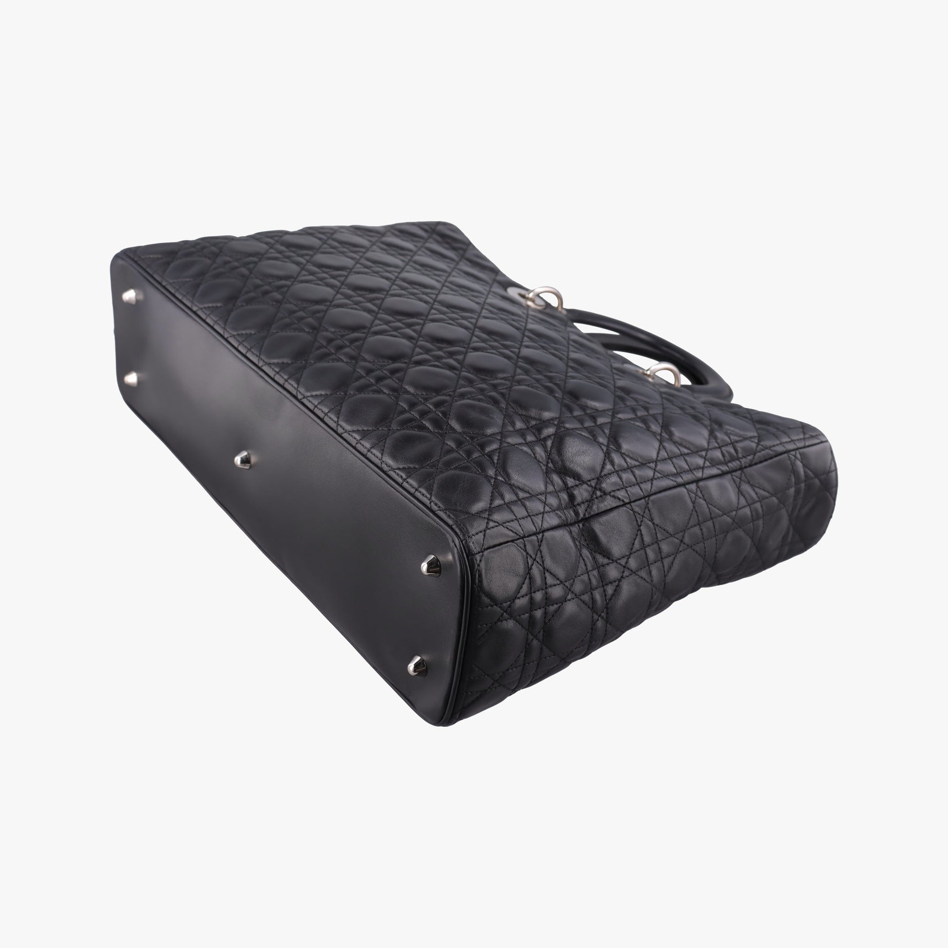 Lady Dior Black lambskin 26-MA-0170レディディオール ブラック ラムスキン 26-MA-0170