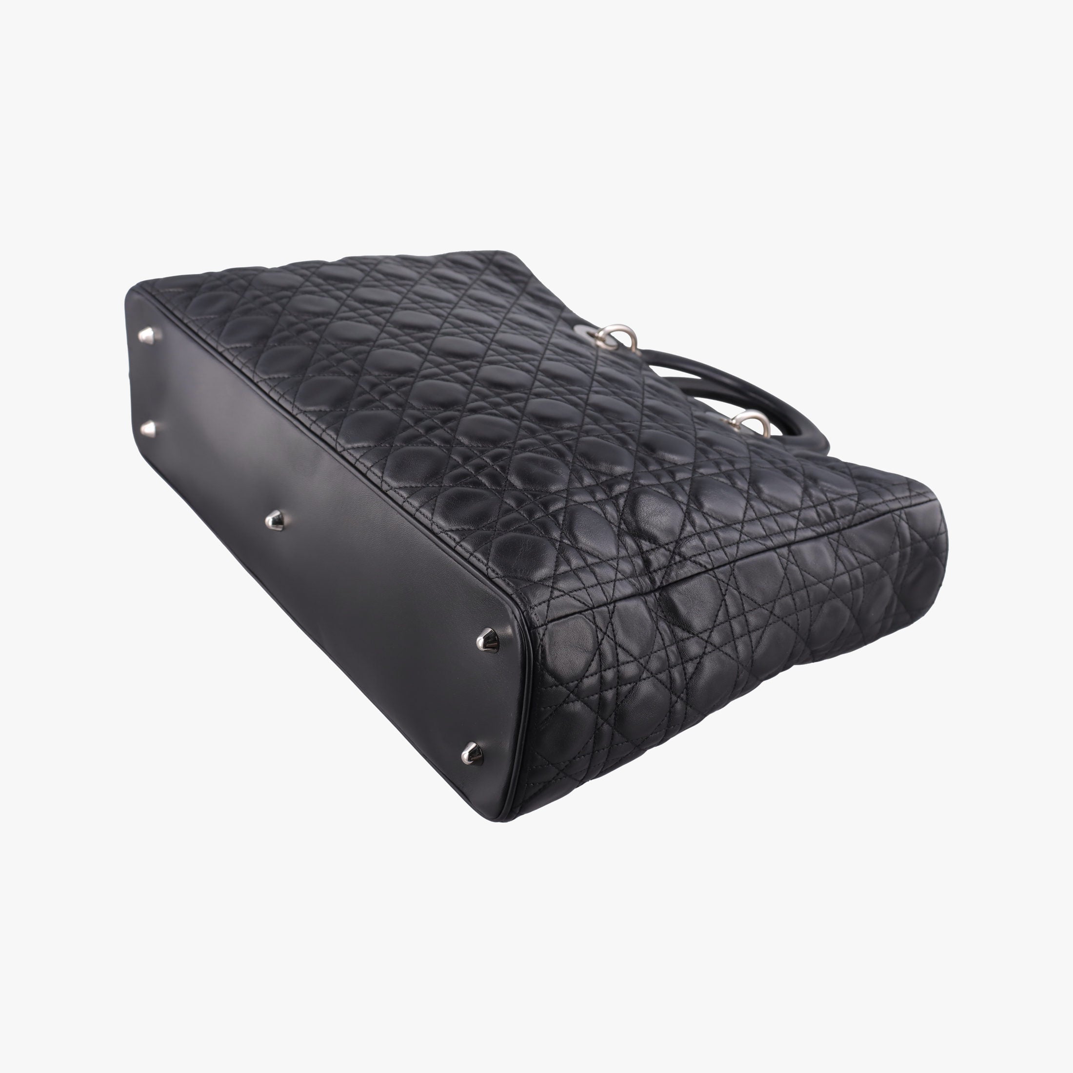 Lady Dior Black lambskin 26-MA-0170レディディオール ブラック ラムスキン 26-MA-0170