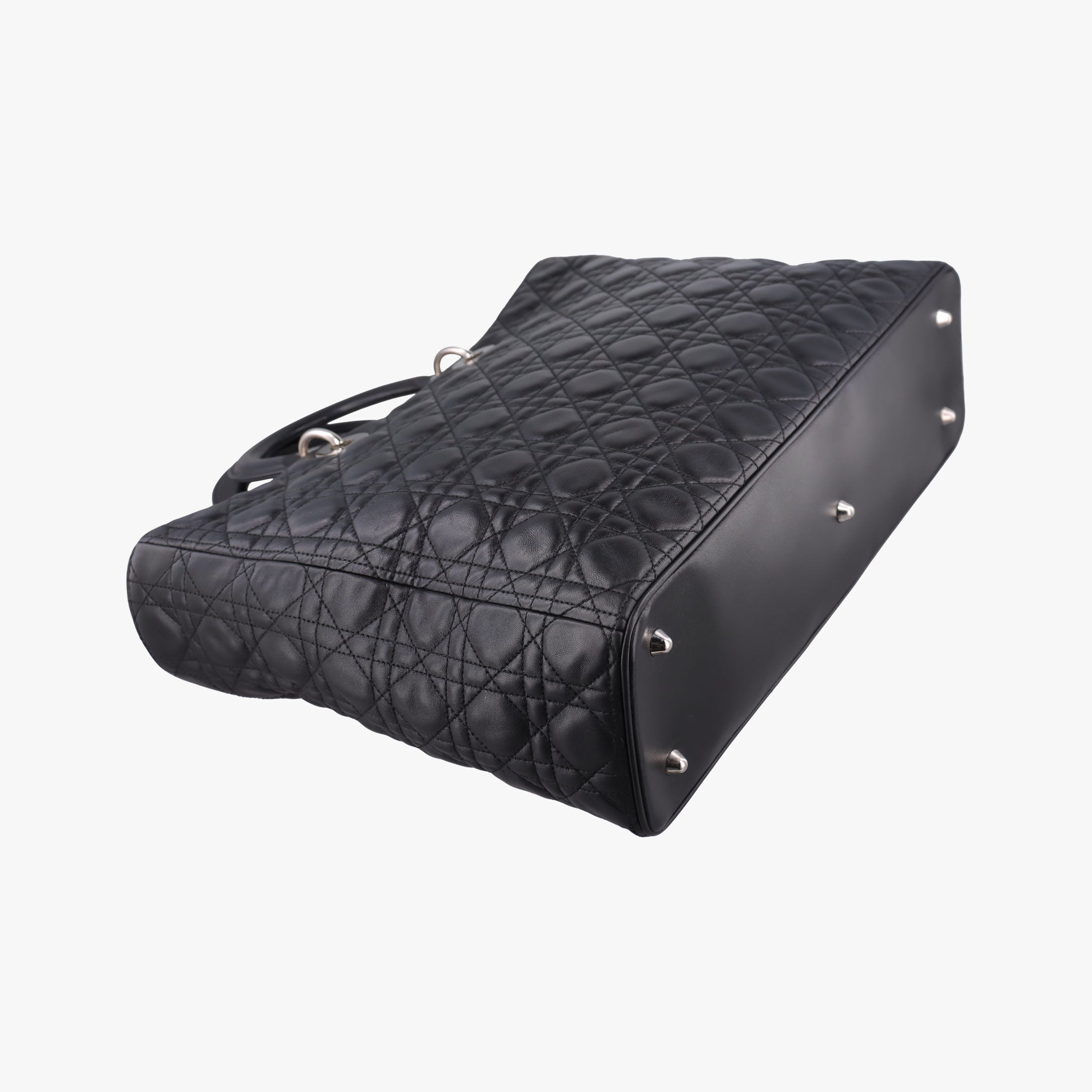 Lady Dior Black lambskin 26-MA-0170レディディオール ブラック ラムスキン 26-MA-0170