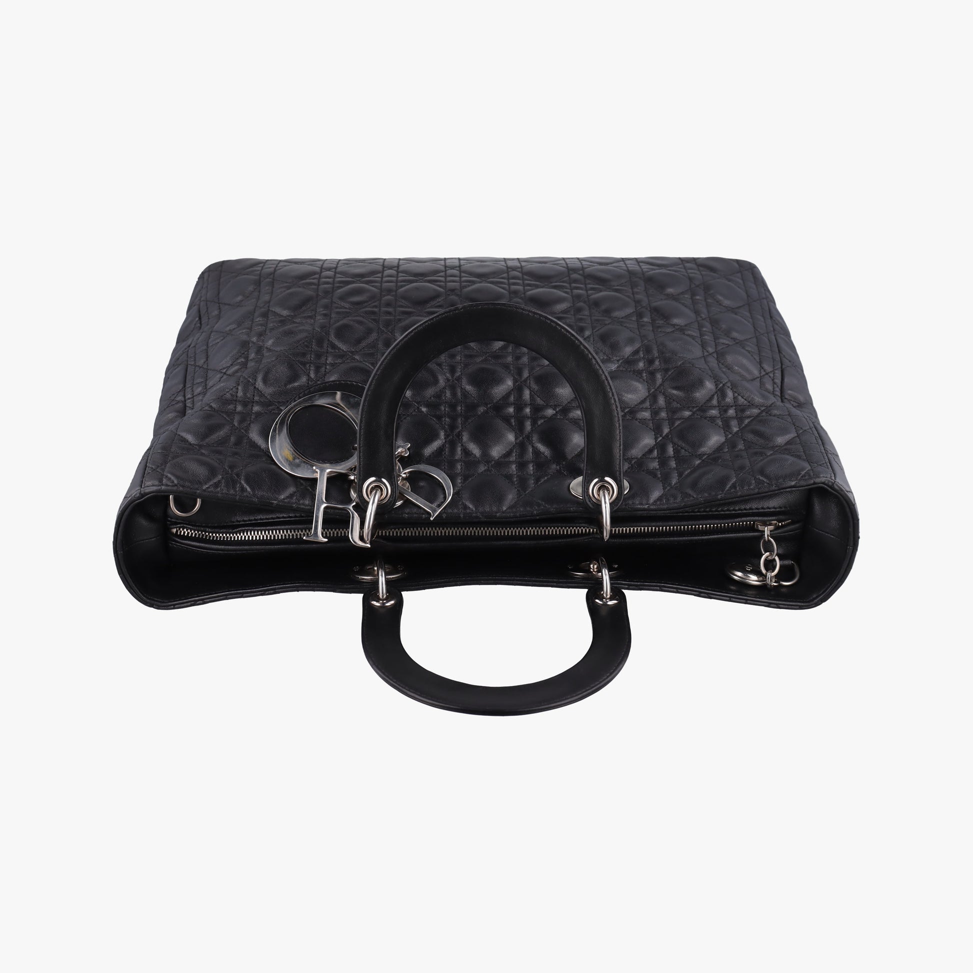 Lady Dior Black lambskin 26-MA-0170レディディオール ブラック ラムスキン 26-MA-0170