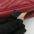 GG Marmont Red Leather 498100 A025661559GGマーモント レッド レザー 498100 A025661559
