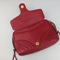 GG Marmont Red Leather 498100 A025661559GGマーモント レッド レザー 498100 A025661559