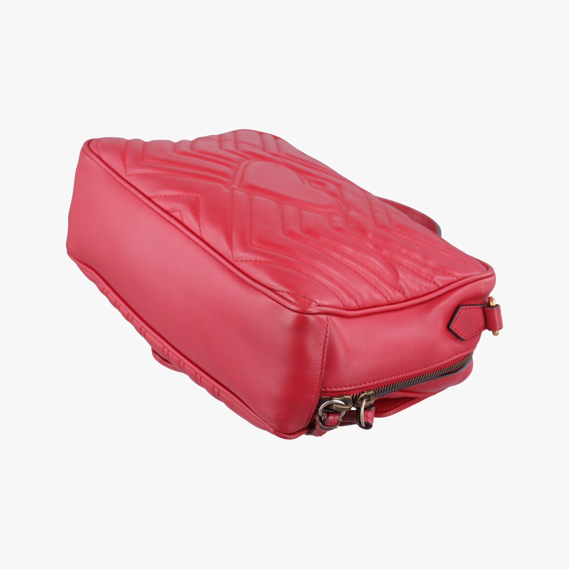 GG Marmont Red Leather 498100 A025661559GGマーモント レッド レザー 498100 A025661559