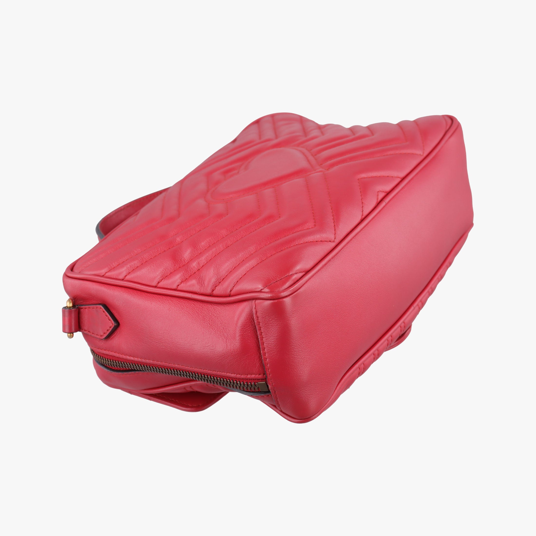 GG Marmont Red Leather 498100 A025661559GGマーモント レッド レザー 498100 A025661559