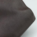 Triangle Logo Plate Brown Saffiano Leather VR0023 49三角 ロゴ プレート ブラウン サフィアーノレザー VR0023 49