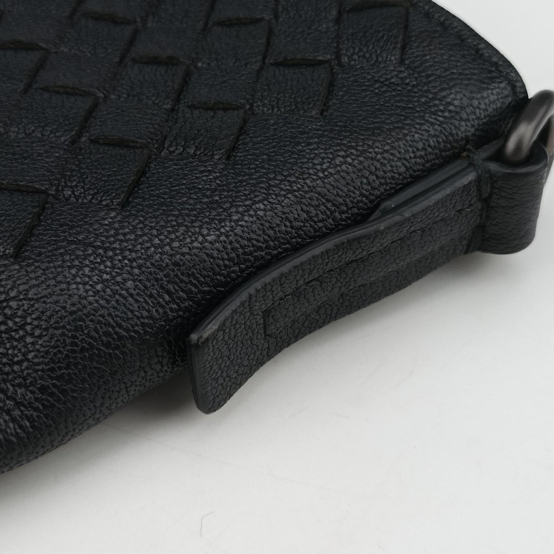 Intrecciato Dark Gray × Blue lambskin B04593134Yイントレチャート ダークグレー × ブルー ラムスキン B04593134Y