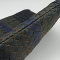 Intrecciato Dark Gray × Blue lambskin B04593134Yイントレチャート ダークグレー × ブルー ラムスキン B04593134Y