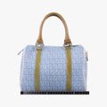 Zucchino Glitter Logo Blue PVC coated canvas 8BL068 2305/8BL/068/AP3/098ズッカ柄　ズッキーノ グリッターロゴ ブルー PVCコーティングキャンバス 8BL068 2305/8BL/068/AP3/098